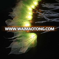 Handmade Home Decoration Lighting Natural Leaf Design String Lights For Holiday, Party, Wedding, Christmas/Xmas Gift