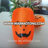 Waterproof Hanging Cylinder Outdoor Halloween Pumpkin Lantern