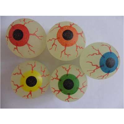 Halloween toy 4.3cm rubber eye ball bouncing ball